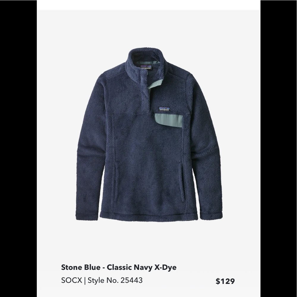 women’s navy blue patagonia size small